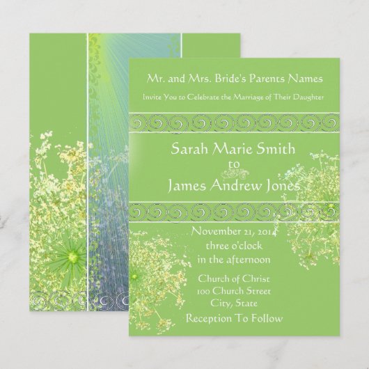 Cheap Wedding Briefkaarten (Voorkant / Achterkant)