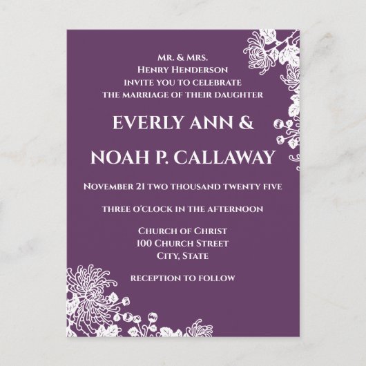 Cheap Wedding Briefkaarten (Voorkant)