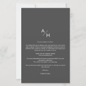 Cheap Wedding Modern Vellum Effect Aangepaste foto (Achterkant)