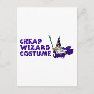 Cheap Wizard Costuum Briefkaart