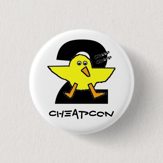 cheapcon 2 ronde button 3,2 cm (Voorkant)