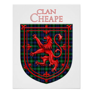 Cheape of Torosay Tartan Scottish Pset Perfect Poster