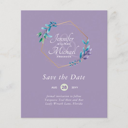 CHEAPEST bespaart de data Blauwgroen blauwe vlakte (Voorkant)