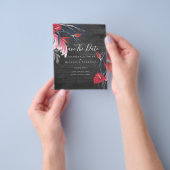 CHEAPEST FOTO Save Dates Pampas Grapical Flyer (Hand)