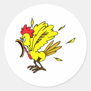Cheapo Chicken Ronde Sticker