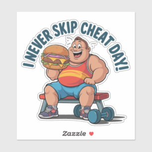 Cheat Day Champion: Gym-doelen opnieuw voorgesteld Sticker