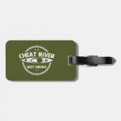 Cheat River, West Virginia Bagagelabel (Achterkant horizontaal)