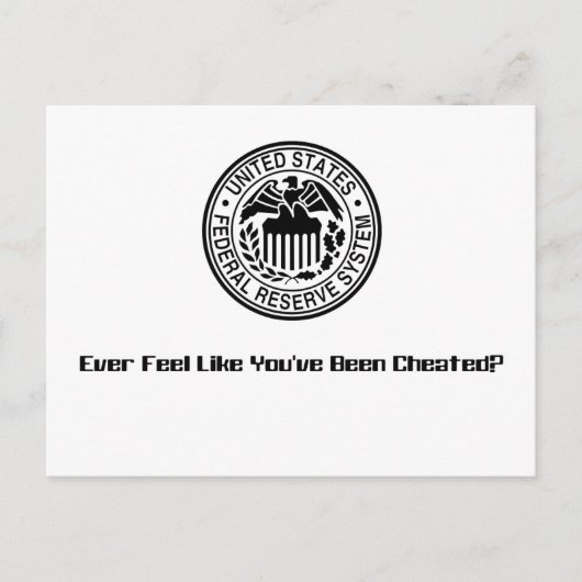 Cheated1 Briefkaart (Voorkant)