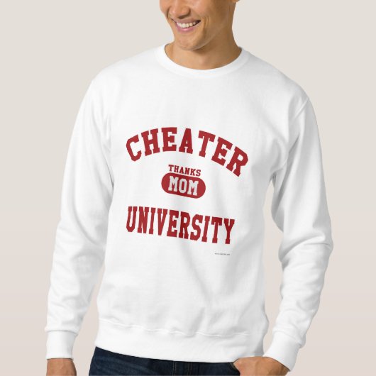 Cheater University Parody College Athletic design Trui (Voorkant)