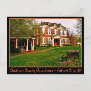 Cheatham County Courthouse - Ashland City, TN Briefkaart