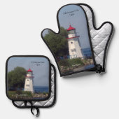 Cheboygan Wieg Light Ovenwant & Pannenlap Set (Voorkant / Achterkant)