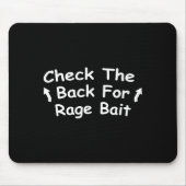 Check Back For Rage Bait Funny Meme Gift Muismat (Voorkant)