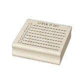 Check Box sterren Checklist opsommingsteken Rubber Rubberstempel (Stempel)