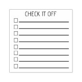 Check Box sterren Checklist opsommingsteken Rubber Rubberstempel (Afrduk)