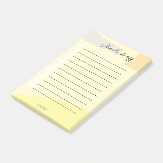 Check it off Notepad Post-it® Notes (Schuin)