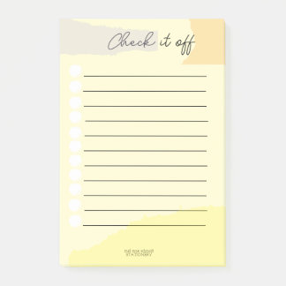 Check it off Notepad Post-it® Notes