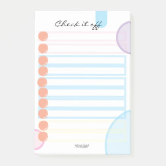 Check it off Notizblock Abhaken-Block Post-it® Notes