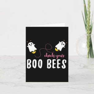 Check je Boo Bees Oktober Borstkanker Awarenen Kaart