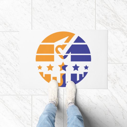 Check Mark of Unity Deurmat (Binnen)