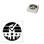 Check Mark of Unity Rubberstempel (Gestempeld)