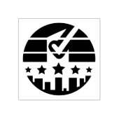 Check Mark of Unity Rubberstempel (Afrduk)
