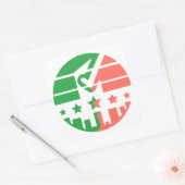 Check Mark of Unity Vierkante Sticker (Envelop)