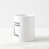 Check Meowt Cat met zonnebril en Stropdas Funny Koffiemok (Center)