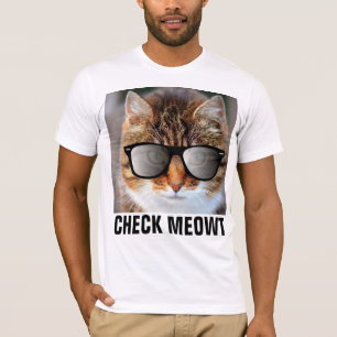Check Meowt, Funny Cat T shirt