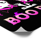 Check Your Boo Bees Funny Breast Cancer Halloween  Poster (Hoek)