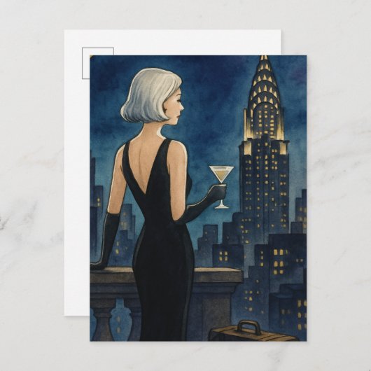 Checked Baggage, Unchecked Dreams Briefkaart (Voorkant / Achterkant)