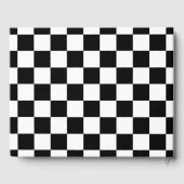 Checker Flag Guest Book Gastenboek (Achterkant)