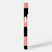 Checker Patroon Roze en Zwarte Vierkanten Case-Mate iPhone Case (Achterkant / Rechts)