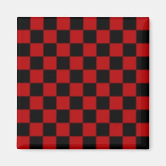 Checker Pattern Magnet Magneet (Voorkant)