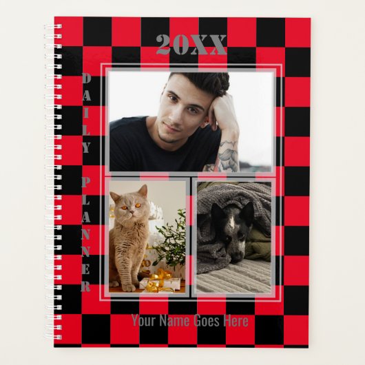 Checker Photo Daily Planner - HAMbWG (Voorkant)