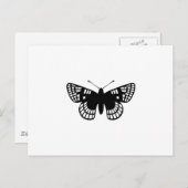 Checker Spot Butterfly Briefkaart (Voorkant / Achterkant)