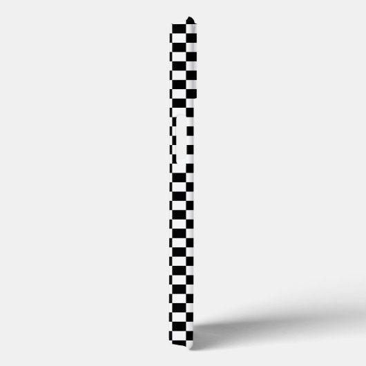 Checker Square Illusion Black en White Case-Mate iPhone Case (Achterkant / Rechts)