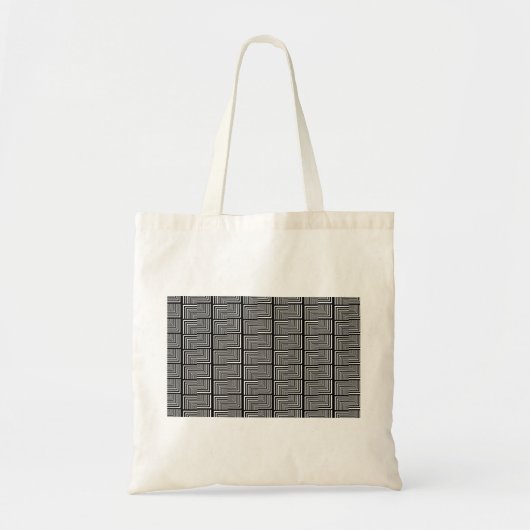 Checker Square Seamless Checkerboard Optical Party Tote Bag (Voorkant)