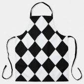 Checkerboard Apron Schort (Voorkant)