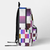 CheckerBoard Flare-rugzak Bedrukte Rugzak (Links)