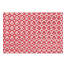 Checkerboard Heart Wrapping Paper - Tonaal Roze