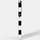 Checkerboard Hearts in zwart-wit Case-Mate iPhone Case (Achterkant / Rechts)