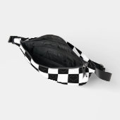 Checkerboard Hearts in zwart-wit Heuptasje (Open)