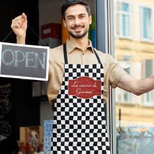 Checkerboard: Italiaanse keuken-Tsjetsjeen met naa Schort