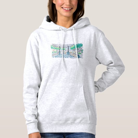 Checkerboard Kiosk Park View Hoodie (Voorkant)