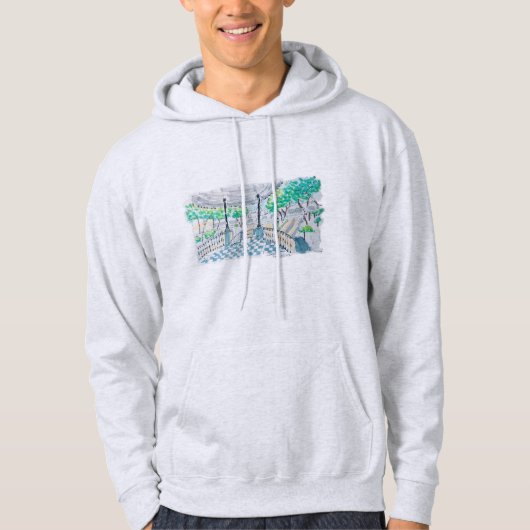 Checkerboard Kiosk Park View Hoodie (Voorkant)