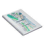 Checkerboard Kiosk Park View Notitieboek (Rechterzijde)