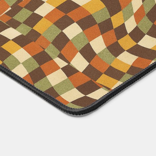 Checkerboard Optical Illusion - Psychedelic 70s (Coin)