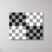 CHECKERBOARD PATTERN CANVAS AFDRUK (Voorkant)
