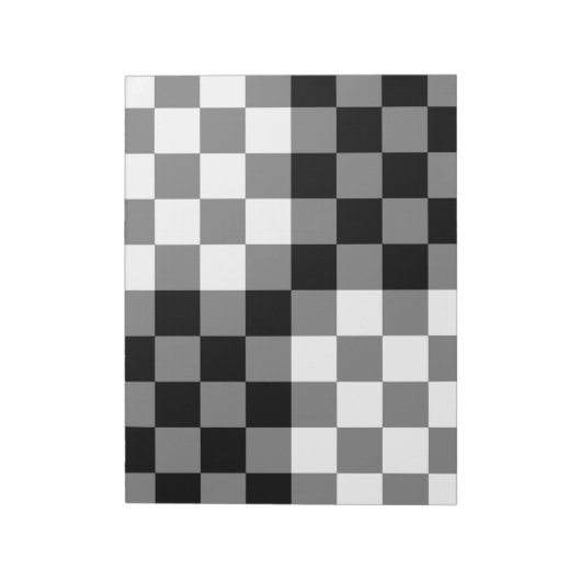 CHECKERBOARD PATTERN NOTITIEBLOK (Gedraaid)