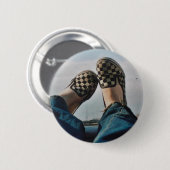 Checkerboard Vans Button (Voorkant /achterkant)